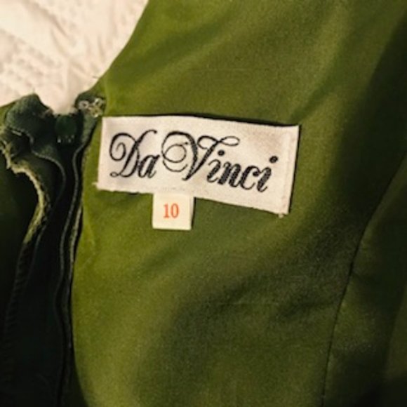 Vintage DaVinci One-Shoulder Dress - Picture 5 of 6